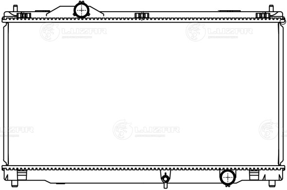 Радиатор охлаждения для автомобилей Lexus IS II (05-) 2.5i/3.5i