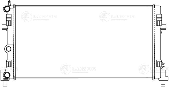 Радиатор охлаждения для автомобилей Polo (10-)/(20-)/Rapid (12-)/(20-) (паяный)