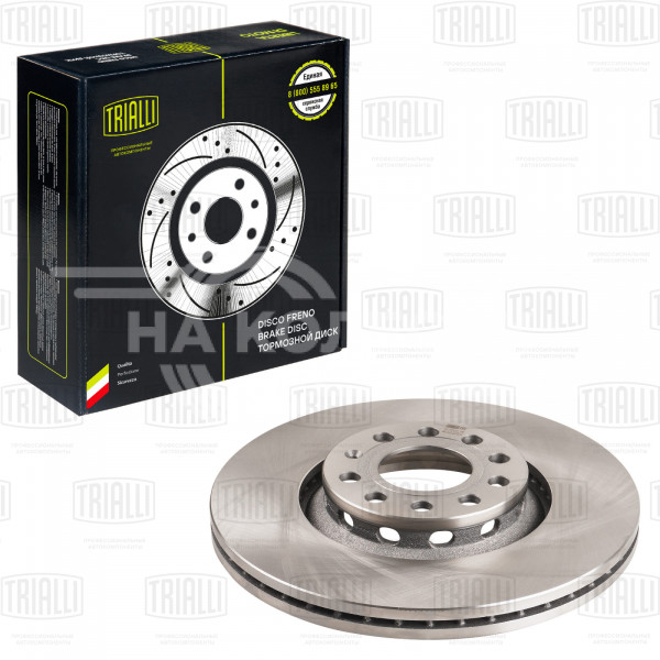 Диск тормозной для автомобилей Audi A4 (00-) / A6 (97-) / VW Passat (96-) передний d=312