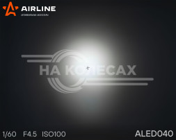 Фара (балка) светодиодная двухрядная 6LED, направленный свет, 18Вт, 98х78х65мм, 12/24В