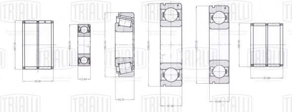 Ремкомплект КПП полный для автомобиля ГАЗ 3302 (с 2003 г.) с коническими подшипниками (только подшипники)