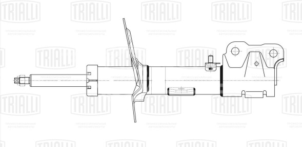 Амортизатор (стойка) передний левый для автомобиля Mitsubishi Outlander (12-)