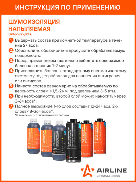 Шумоизоляция (вибро) жидкая, напыляемая &quot;Optimal&quot;, 950 г., 1150 кг/м3, пластик. баллон