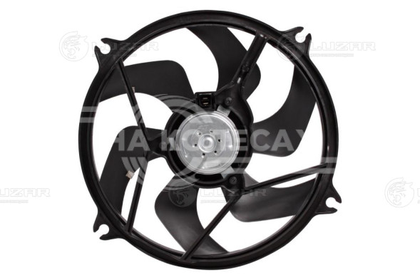 Электровентилятор охлаждения для автомобилей Citroen Berlingo I (96-)/Peugeout Partner I (96-) (с кожухом)