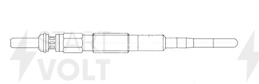 Свеча накаливания для автомобилей Chevrolet Captiva C100 (06-)/Opel Antara (06-) 2.0D