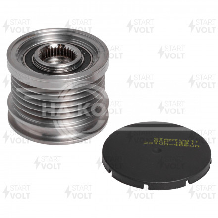 Шкив с обгонной муфтой генератора для автомобилей Nissan Qashqai J11 (13-)/X-Trail T32 (14-) 2.0i