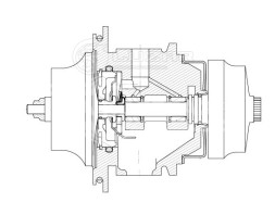 Картридж турбокомпрессора для а/м КАМАЗ/ПАЗ Cummins 4ISBe/4ISD Е-3,4 (HE221W)