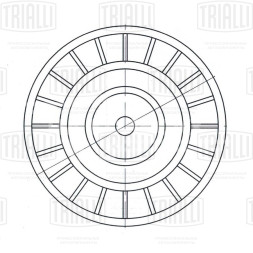 Ролик привод. ремня для автомобилей Audi 100 (90-)/80 (91-) 2.6i/2.8i (опор.) (CM 5358)