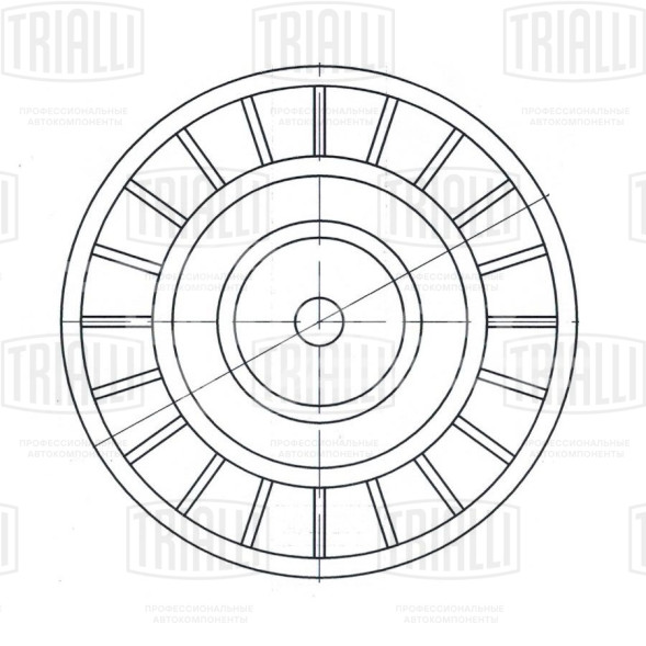 Ролик привод. ремня для автомобилей Audi 100 (90-)/80 (91-) 2.6i/2.8i (опор.) (CM 5358)