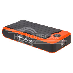 Аккумулятор пусковой (Booster) 10000мАч, 400А, 12.4V, пуск ДВС 2.0d, USB 5V/2A, кейс
