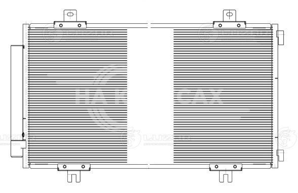 Радиатор кондиционера для автомобилей SX4 II (S-Cross) (13-)/Vitara II (14-) 1.6i