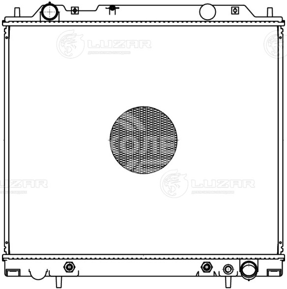 Радиатор охлаждения для автомобилей Delica (94-)/Space Gear (94-)/L400 (95-)