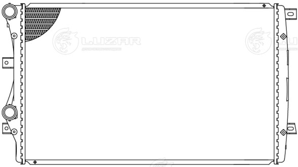 Радиатор охлаждения для автомобилей Jetta (05-)/(11-)/Octavia A5 (04-) (паяный)