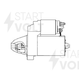 Стартер для автомобилей BMW 3 E90 (05-)/5 E60 (03-)/X3 E83 (04-) 1.6i/2.0i 1,2кВт