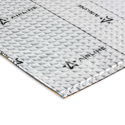 Шумоизоляция (вибро) &quot;Base 2&quot; (25*40см), КС, 2 мм, фольга 60 мкм. КМП 0,16