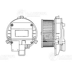 Электровентилятор отопителя для автомобилей VW Touareg III (18-)/Audi Q7 (16-)/Q5 (17-)/A4 (B9) (16-)