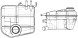 Бачок расширительный охл. жидкости для автомобилей Focus I (98-)/Transit Connect (02-)