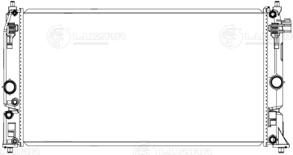 Радиатор охлаждения для автомобилей Prius (15-)/C-HR (16-)/Lexus UX 200/250h (18-) 1.8h/2.0h