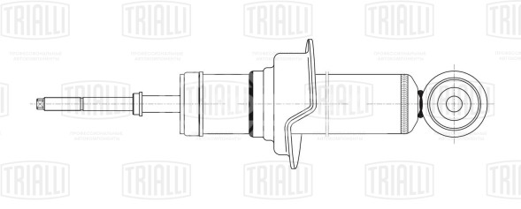 Амортизатор задний для автомобиля Mitsubishi Outlander (12-)