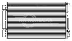 Радиатор кондиционера для автомобилей Santa Fe (12-) 2.4i/3.3i