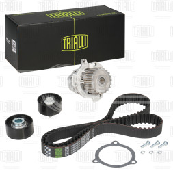 Ремкомплект ГРМ для автомобилей Лада 2170 (помпаLuzar/ремень/2 ролика)