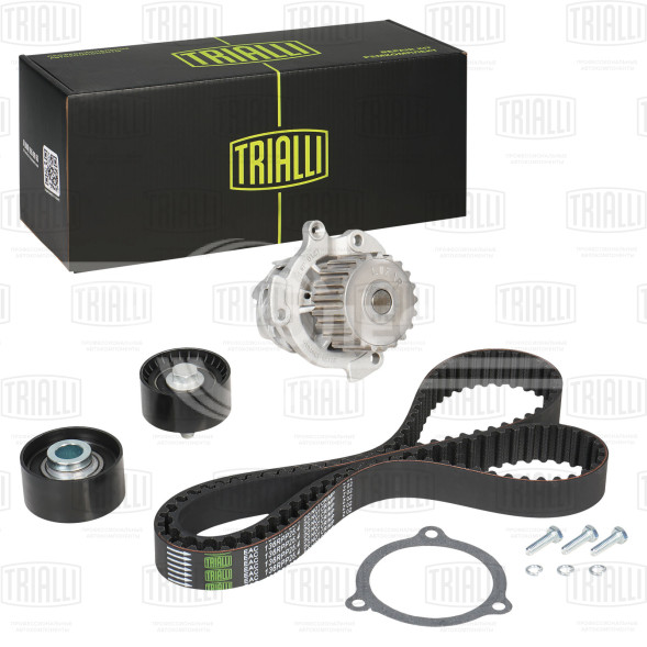 Ремкомплект ГРМ для автомобилей Лада 2170 (помпаLuzar/ремень/2 ролика)