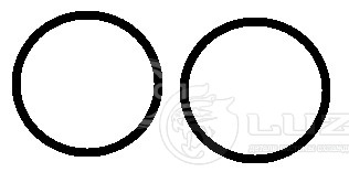 Кмпл для подключ. радиатора отоп. для автомобилей Лада Largus (12-)/Renault Logan (04-) (кольца 2шт.)