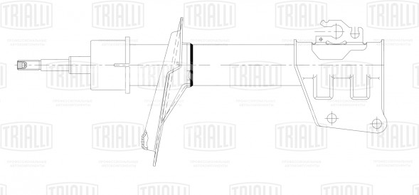 Амортизатор (стойка) передний левый/правый для автомобиля Fiat Doblo (05-)