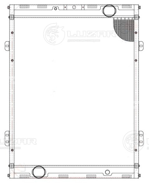 Радиатор охлаждения для автомобилей КАМАЗ 65115 E-4
