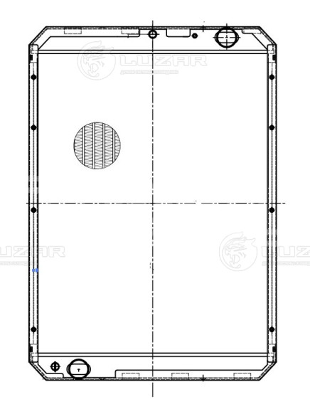 Радиатор охлаждения алюм. для автомобилей КАМАЗ 6520 (Heavy Duty) (повышенная теплоотдача, сердцевина 76мм)