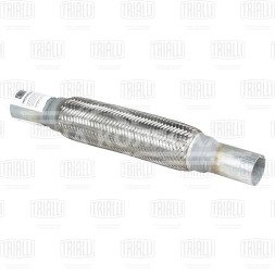 Переходник 40/45 L=400 под хомут с виброкомпенсатором 45х250 (нержавеющая алюминизированная сталь)