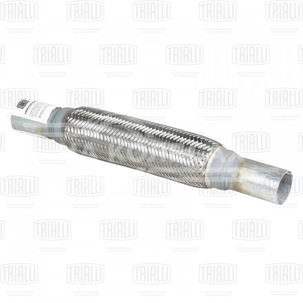 Переходник 40/45 L=400 под хомут с виброкомпенсатором 45х250 (нержавеющая алюминизированная сталь)