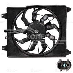 Электровентилятор кондиционера для автомобилей Hyundai Grand Starex (H-1) (07-) 2.5D (A2) (с кожухом)