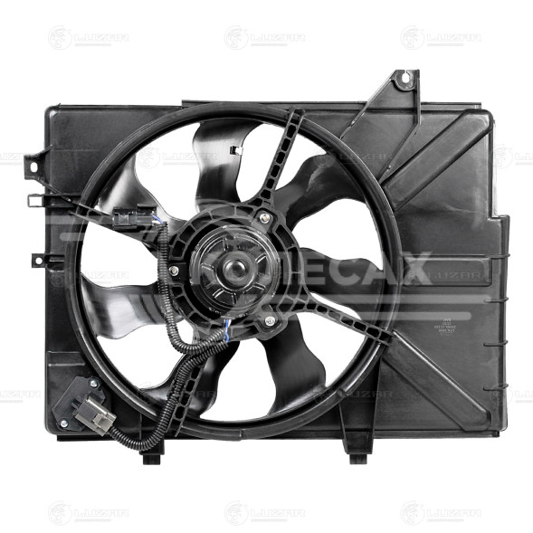 Электровентилятор охлаждения для автомобилей Hyundai Getz (02-)  АТ A/C+ (с кожухом)