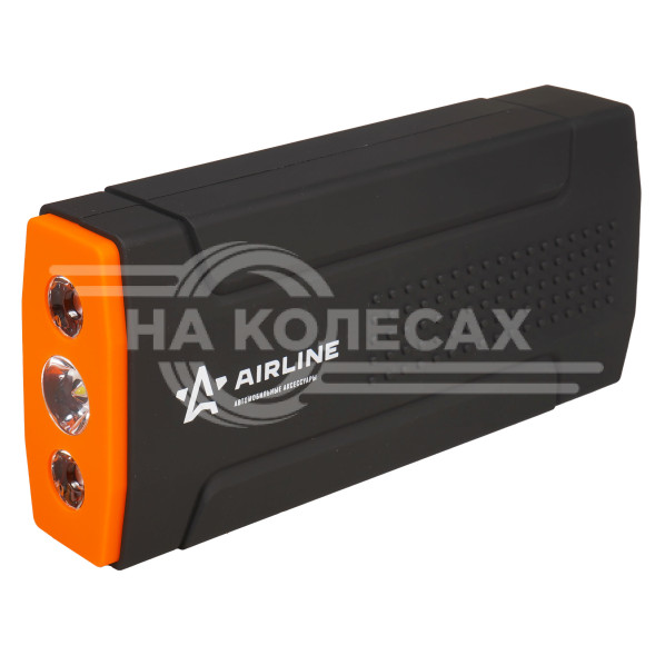 Аккумулятор пусковой (Booster) 13800мАч, 400А, 12.4V, пуск ДВС 2.0d, USB 5V/2A, 12/16/19V, кейс (APB-14-06)