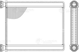 Радиатор отопителя для автомобилей RAV 4 (00-)