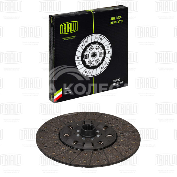 Диск сцепления ведомый для автомобилей МАЗ ЯМЗ-184 (ЯМЗ-7511, ЯМЗ-6581.10, 6582.10 Евро 3)