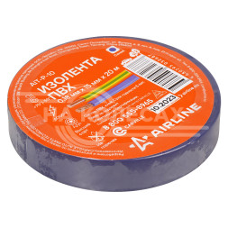 Изолента ПВХ, синяя, 15 мм*20 м