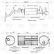 Глушитель для автомобилей Лада Vesta (15-) основной с насадкой (алюминизированная сталь)