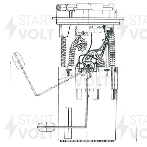 Модуль топливного насоса для автомобилей Toyota Avensis T25 (03-) 2.0i