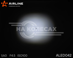 Фара (балка) светодиодная двухрядная 6LED, направленный свет (4D линза), 18Вт, 98х78х65мм, 12/24В