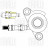 Муфта выключения сцепления для автомобилей Geely Emgrand X7 (13-) 2.0i / GS (16-) 1.8i; Chery Tiggo 4 (17-) 1.5i