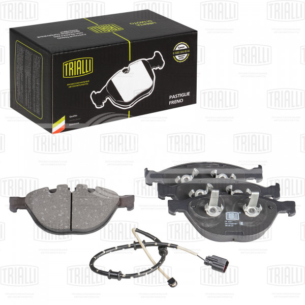 Колодки тормозные дисковые передние для автомобилей BMW M5 (E60) (03-) / M6 (E63) (03-) (PF 4241)