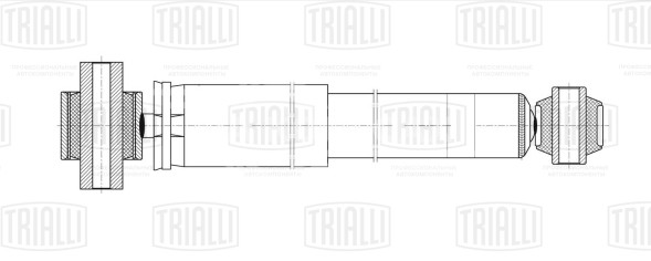 Амортизатор задний для автомобиля Renault Fluence (10-)