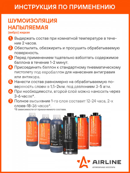 Шумоизоляция (вибро) жидкая, напыляемая &quot;Special&quot;, 950 г., 1220 кг/м3, пластик. баллон