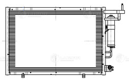 Радиатор кондиционера для автомобилей EcoSport (14-)/Ford Fiesta (12-) 1.6i/2.0i