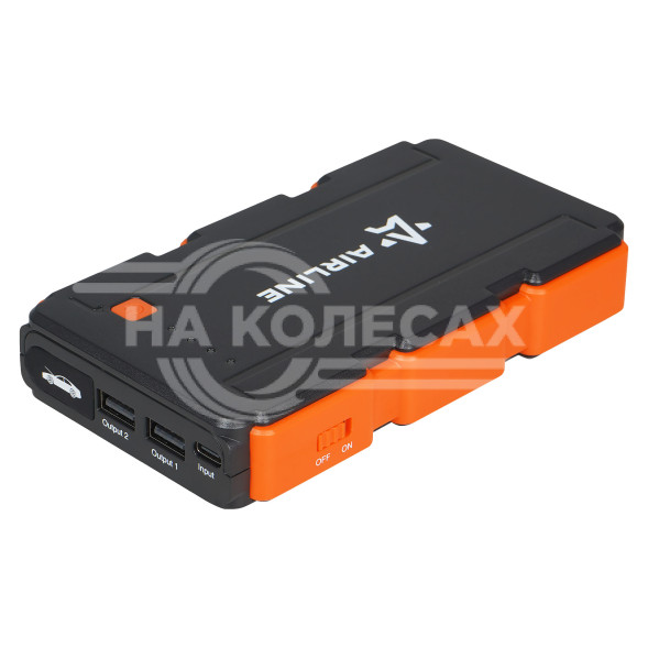 Аккумулятор пусковой (Booster) 7200мАч, 400А, 14.8V, умные провода, пуск ДВС 2.4d