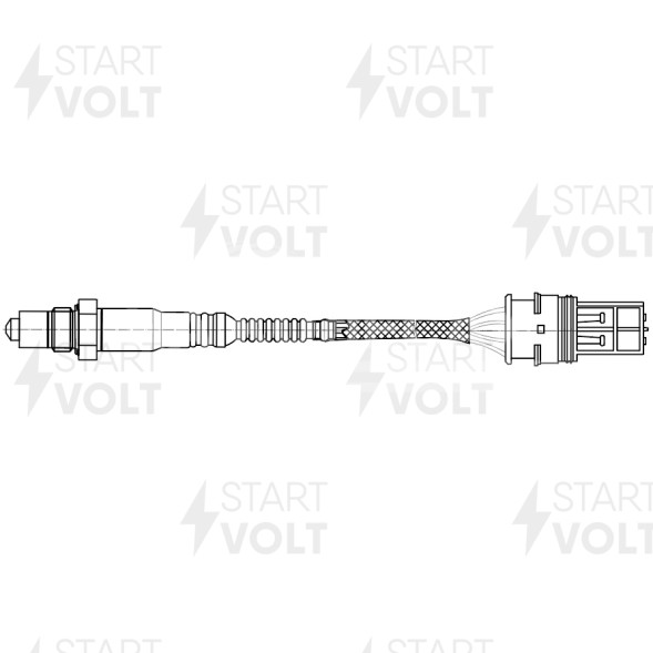 Датчик кислорода для автомобилей BMW X1 E84 (09-)/1 E81 (04-)/3 E90 (05-) 2.0i после катализатора 325мм