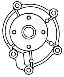 Насос водяной для автомобилей Mercedes-Benz A (04-)/B (05-) 1.5i/1.7i/2.0i [M266]