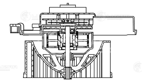 Электровентилятор отопителя для автомобилей Audi A4 (B6) (00-)/A4 (B7) (05-)